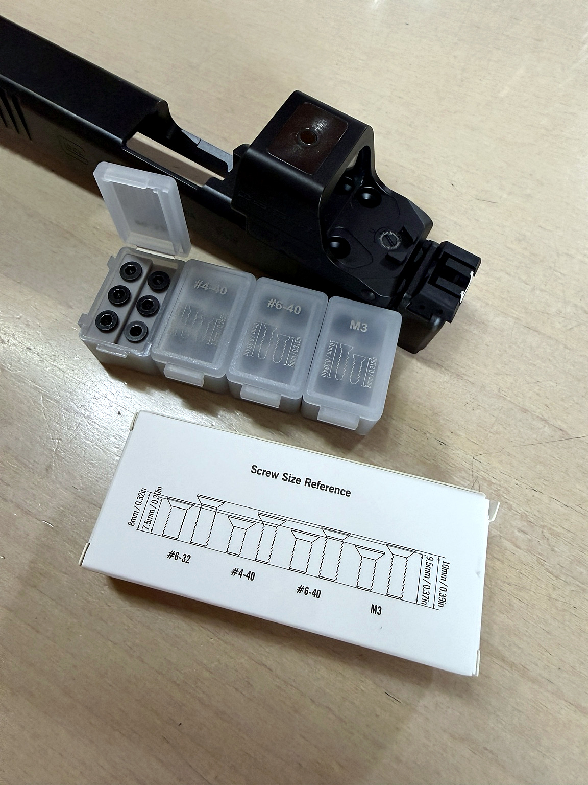 Montage des OSIGHT XR auf der Glock 17 Gen6